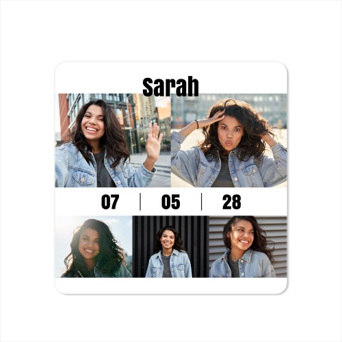 Single Card square rounded corners 14,3 x 14,3 cm