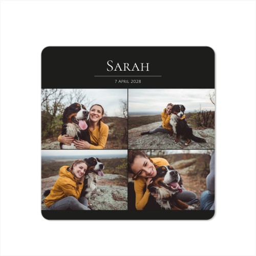 Single Card square rounded corners 14,3 x 14,3 cm