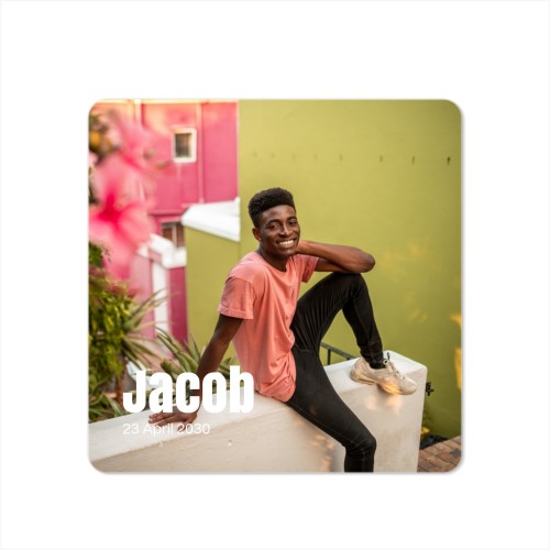 Fotokaart vierkant met ronde hoeken 14,3 x 14,3 cm Fotokaart vierkant met ronde hoeken 14,3 x 14,3 cm