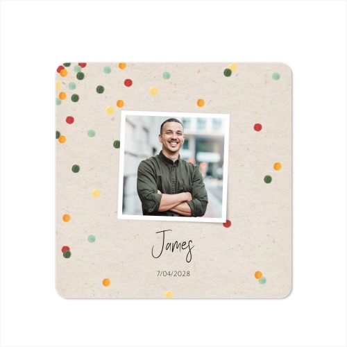 Single Card square rounded corners 14,3 x 14,3 cm