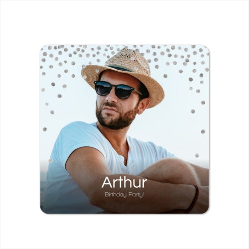 Single Card square rounded corners 14,3 x 14,3 cm