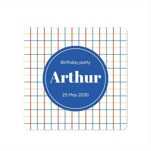 Colorful Grid - Text Only