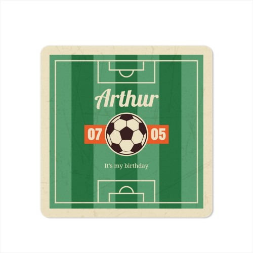 Football Field Vintage - Text Only