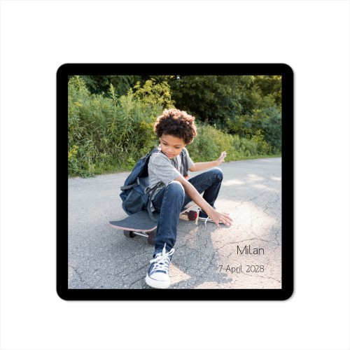 Single Card square rounded corners 14,3 x 14,3 cm