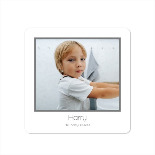 Enkle Fotokort kvadratisk runde hjørner 14,3 x 14,3 cm