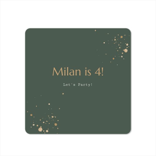 Enkla Fotokort kvadratiska rundade hörn 14,3 x 14,3 cm