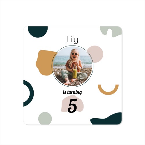 Single Card square rounded corners 14,3 x 14,3 cm