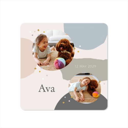 Fotokaart vierkant met ronde hoeken 14,3 x 14,3 cm Fotokaart vierkant met ronde hoeken 14,3 x 14,3 cm