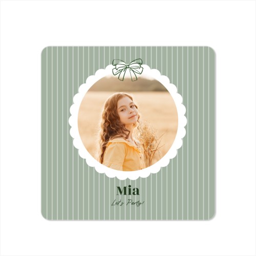 Single Card square rounded corners 14,3 x 14,3 cm