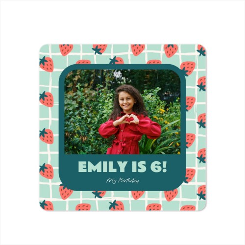 Single Card square rounded corners 14,3 x 14,3 cm