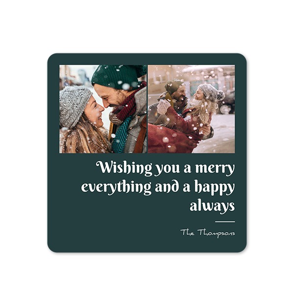 Single Card square rounded corners 14,3 x 14,3 cm