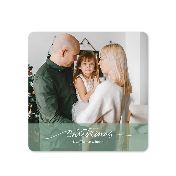 Single Card square rounded corners 14,3 x 14,3 cm