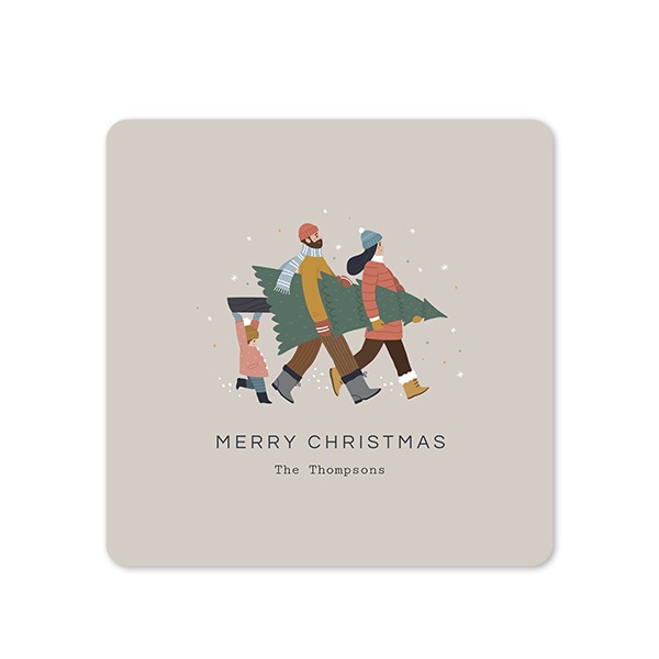 Single Card square rounded corners 14,3 x 14,3 cm