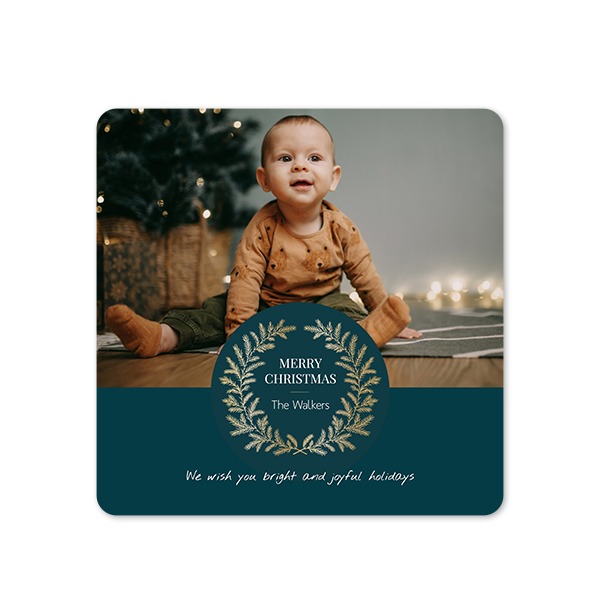 Single Card square rounded corners 14,3 x 14,3 cm