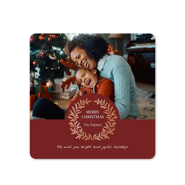 Single Card square rounded corners 14,3 x 14,3 cm