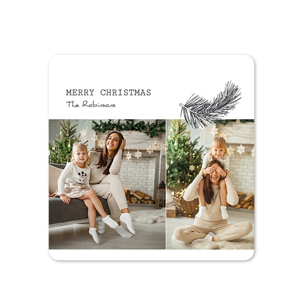 Klassiset Kuvakortit Neliö pyöristetyillä kulmilla 14,3 x 14,3 cm