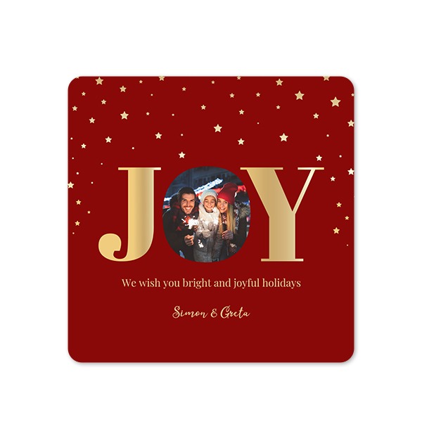 Single Card square rounded corners 14,3 x 14,3 cm