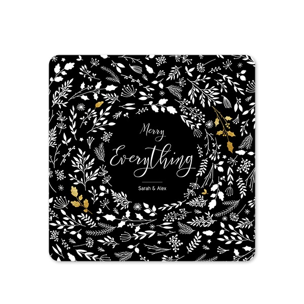 Enkla Fotokort kvadratiska rundade hörn 14,3 x 14,3 cm