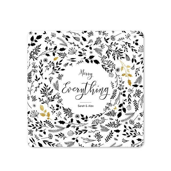 Single Card square rounded corners 14,3 x 14,3 cm