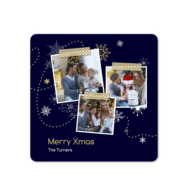 Fotokaart Vierkant met ronde hoeken 14,3 x 14,3 cm