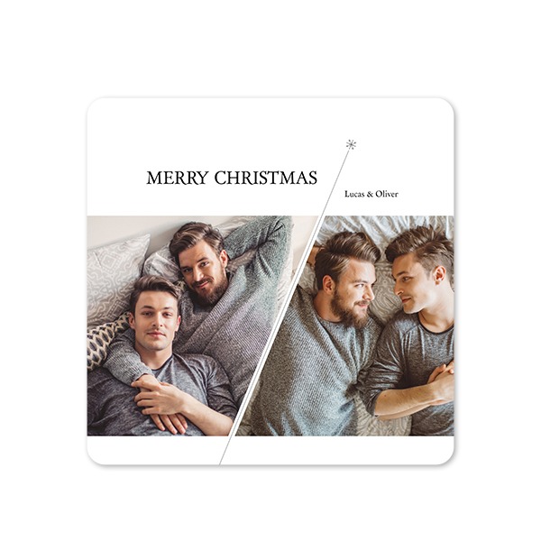 Klassiset Kuvakortit Neliö pyöristetyillä kulmilla 14,3 x 14,3 cm