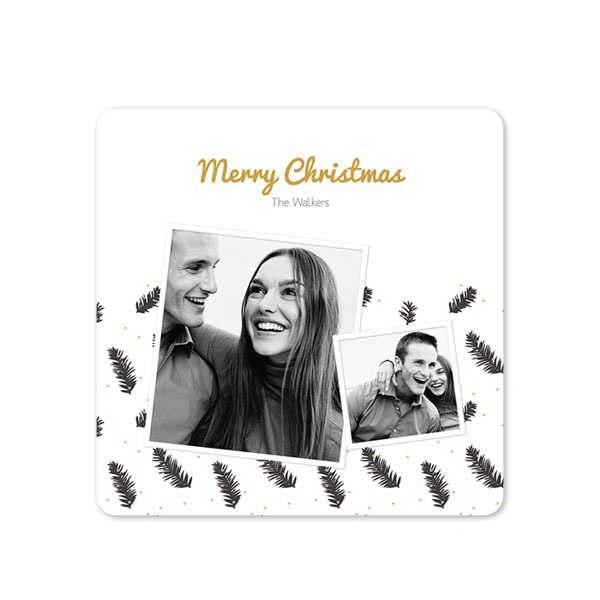 Enkla Fotokort kvadratiska rundade hörn 14,3 x 14,3 cm