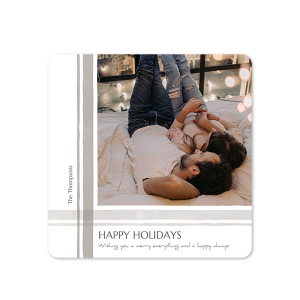 Enkla Fotokort kvadratiska rundade hörn 14,3 x 14,3 cm