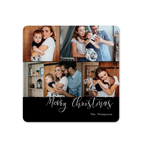 Enkla Fotokort kvadratiska rundade hörn 14,3 x 14,3 cm