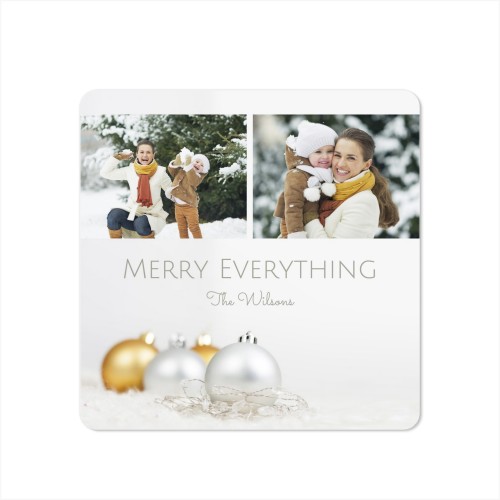 Enkla Fotokort kvadratiska rundade hörn 14,3 x 14,3 cm