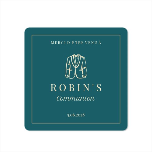 Faire-part 1 volet Carré coins arrondis 14,3 x 14,3 cm Faire-part 1 volet Carré coins arrondis 14,3 x 14,3 cm