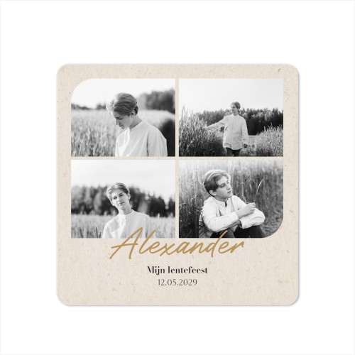 Fotokaart vierkant met ronde hoeken 14,3 x 14,3 cm Fotokaart vierkant met ronde hoeken 14,3 x 14,3 cm