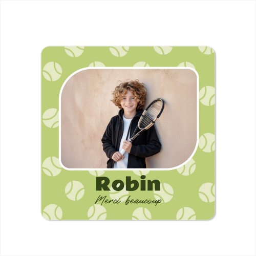 Faire-part 1 volet Carré coins arrondis 14,3 x 14,3 cm