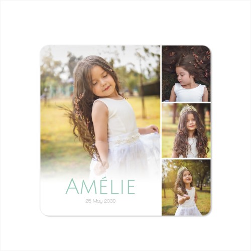 Fotokaart Vierkant met ronde hoeken 14,3 x 14,3 cm