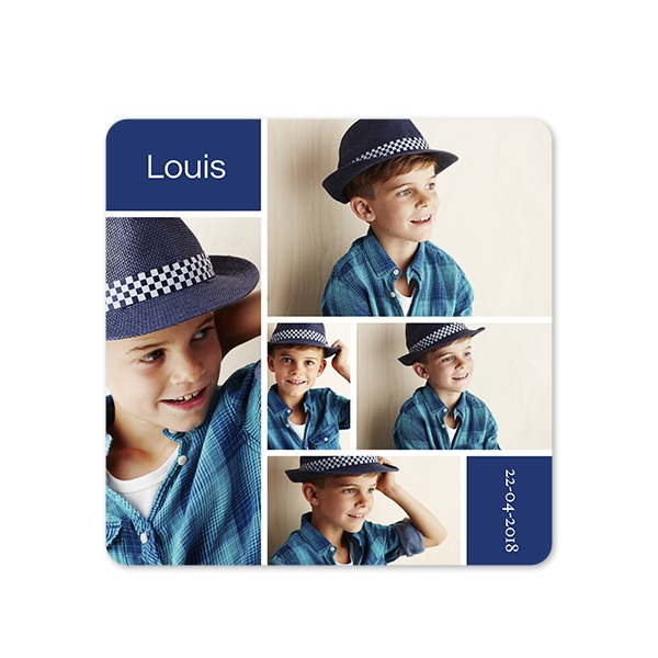 Single Card square rounded corners 14,3 x 14,3 cm