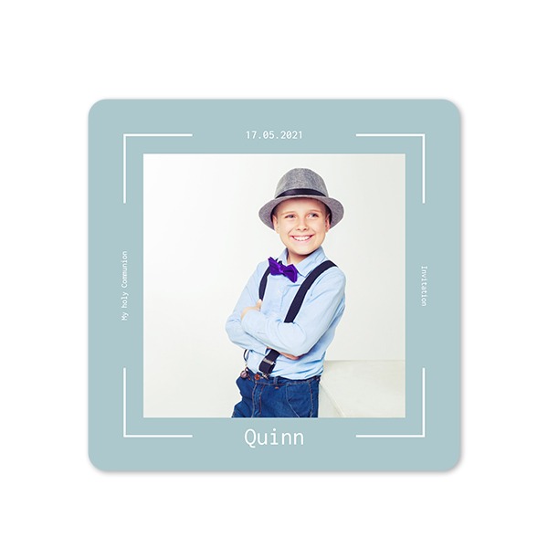 Single Card square rounded corners 14,3 x 14,3 cm