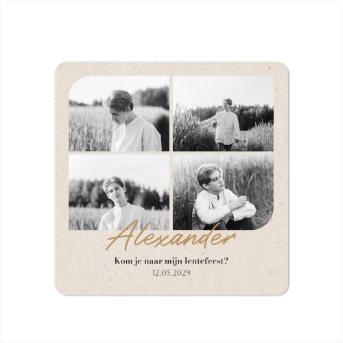 Fotokaart vierkant met ronde hoeken 14,3 x 14,3 cm Fotokaart vierkant met ronde hoeken 14,3 x 14,3 cm