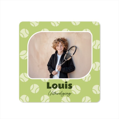 Fotokaart vierkant met ronde hoeken 14,3 x 14,3 cm