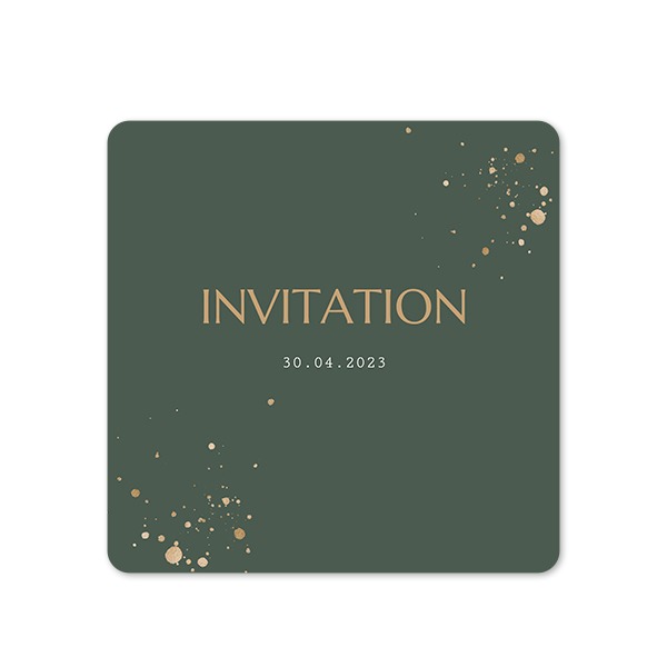 Fotokaart Vierkant met ronde hoeken 14,3 x 14,3 cm