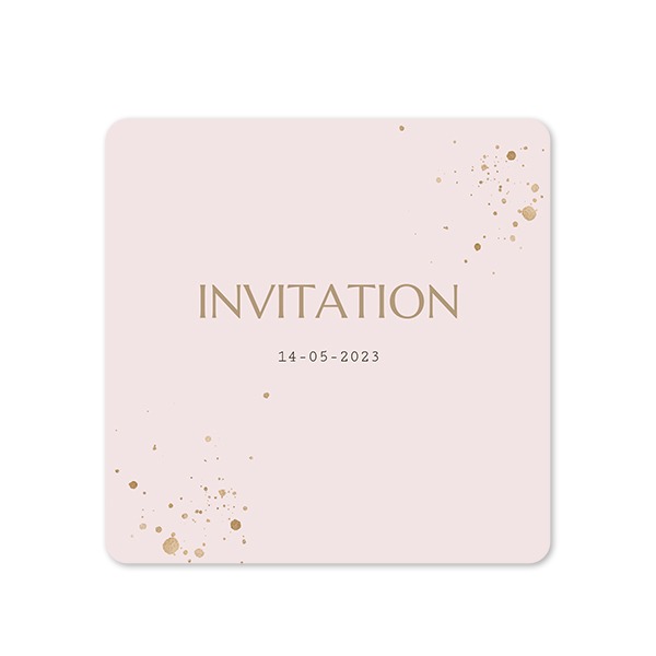 Fotokaart Vierkant met ronde hoeken 14,3 x 14,3 cm