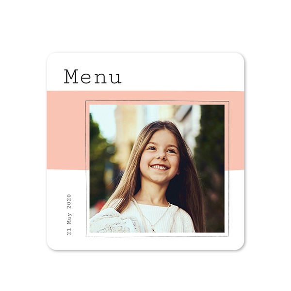 Single Card square rounded corners 14,3 x 14,3 cm
