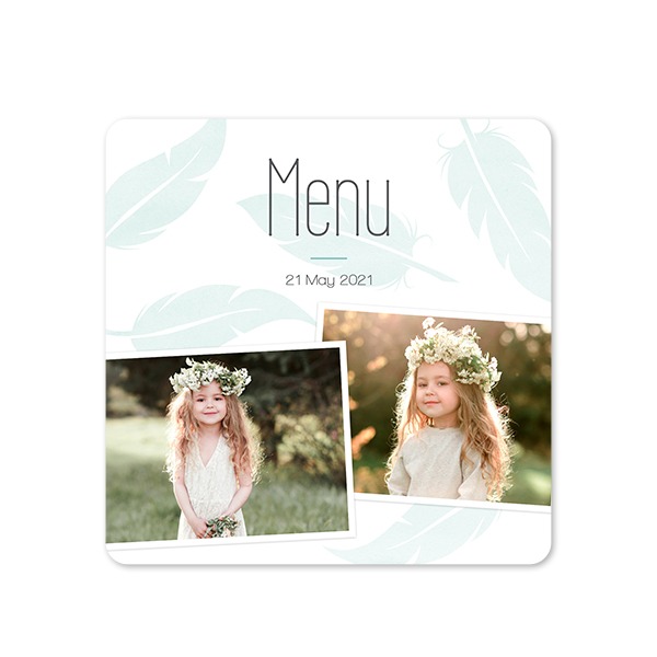 Single Card square rounded corners 14,3 x 14,3 cm Single Card square rounded corners 14,3 x 14,3 cm