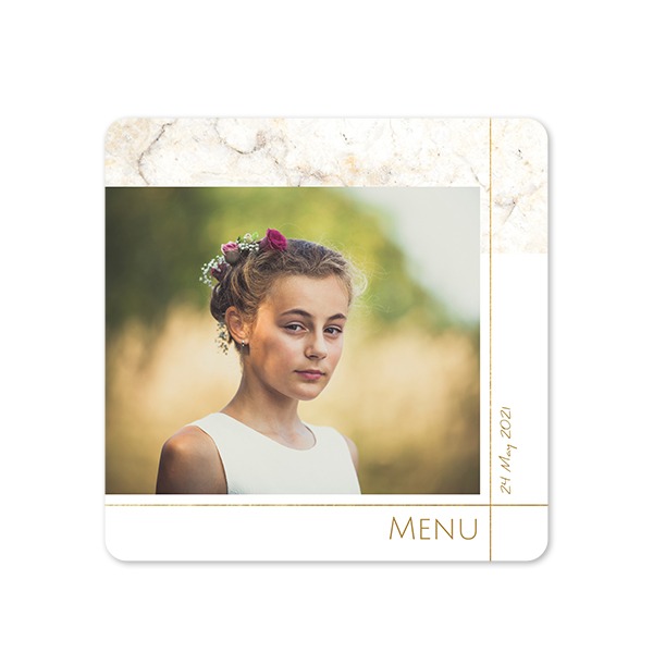 Single Card square rounded corners 14,3 x 14,3 cm