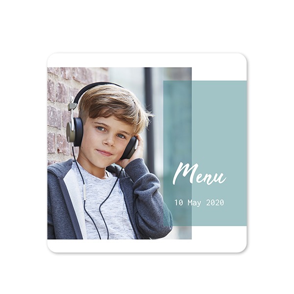 Single Card square rounded corners 14,3 x 14,3 cm