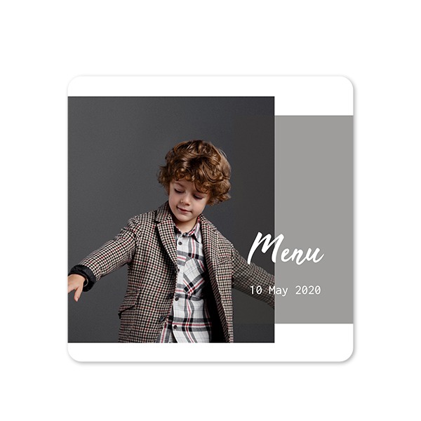 Single Card square rounded corners 14,3 x 14,3 cm