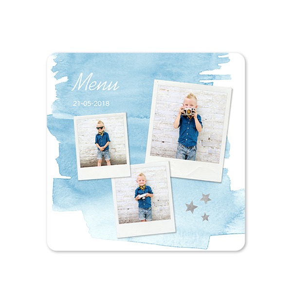 Single Card square rounded corners 14,3 x 14,3 cm