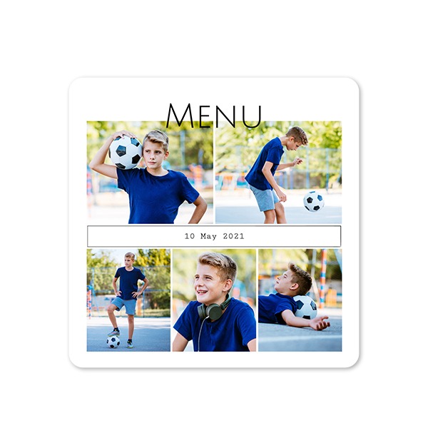 Single Card square rounded corners 14,3 x 14,3 cm