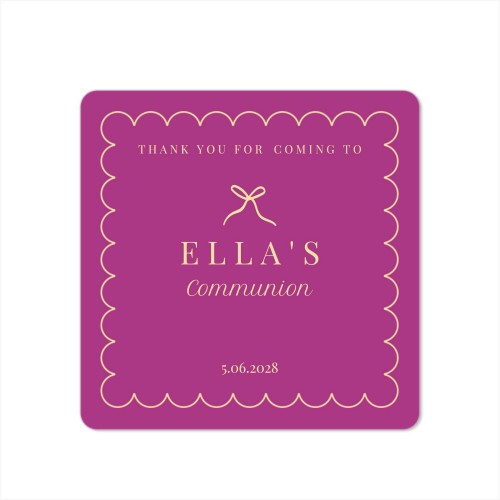 Single Card square rounded corners 14,3 x 14,3 cm
