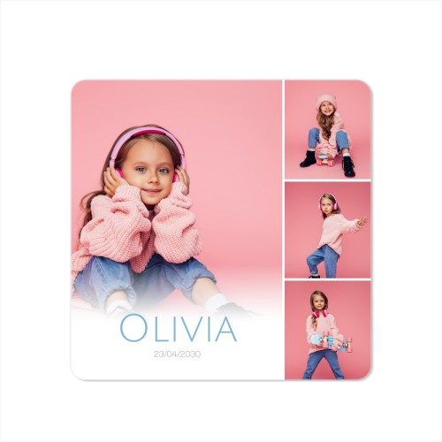 Fotokaart Vierkant met ronde hoeken 14,3 x 14,3 cm