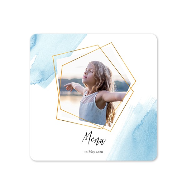 Single Card square rounded corners 14,3 x 14,3 cm