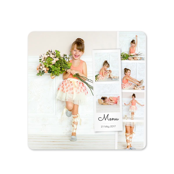 Single Card square rounded corners 14,3 x 14,3 cm